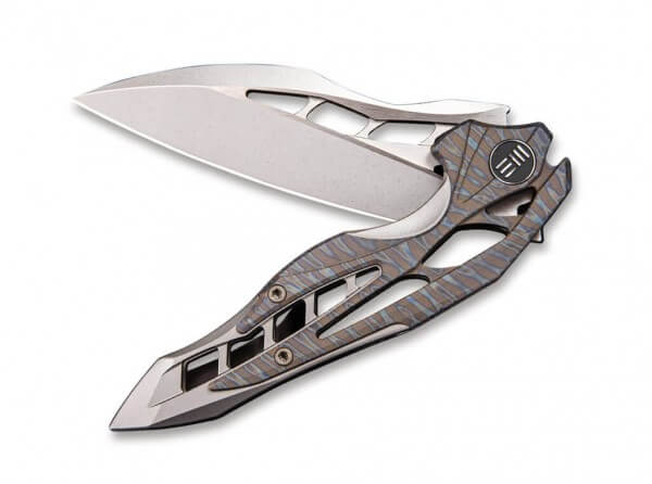 Taschenmesser, Mehrfarbig, Flipper, Framelock, M390, Titan