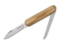 Taschenmesser, Braun, Nagelhau, Slipjoint, 420, Olivenholz Taschenmesser, Braun, Nagelhau, Slipjoint, 420, Olivenholz