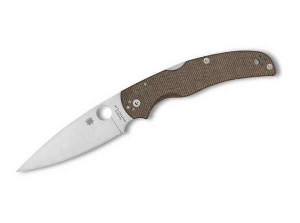Taschenmesser, Braun, Daumenöffnung, Backlock, CPM-CruWear, Micarta