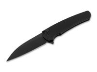 Taschenmesser, Schwarz, Flipper, Druckknopf, Edelstahl, Aluminium Taschenmesser, Schwarz, Flipper, Druckknopf, Edelstahl, Aluminium