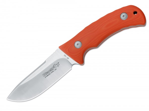 Feststehendes Messer, Orange, Feststehend, 440A, G10