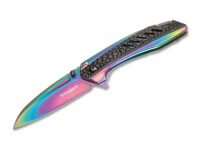 Taschenmesser, Schwarz, Daumenpin, Linerlock, 440A, Edelstahl Taschenmesser, Schwarz, Daumenpin, Linerlock, 440A, Edelstahl