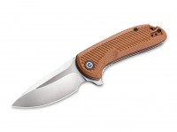 Taschenmesser, Braun, Flipper, Linerlock, D2, G10 Taschenmesser, Braun, Flipper, Linerlock, D2, G10