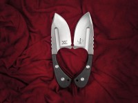 Vorschau: Feststehendes Messer, Schwarz, D2, G10 Vorschau: Feststehendes Messer, Schwarz, D2, G10