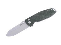 Taschenmesser, Grün, Daumenpin, Button Lock, D2, Micarta Taschenmesser, Grün, Daumenpin, Button Lock, D2, Micarta