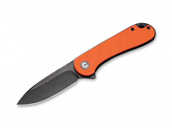 Taschenmesser, Orange, Flipper, Linerlock, D2, G10