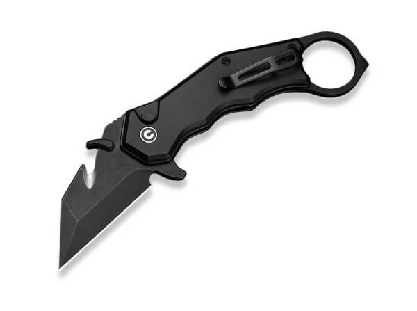 Taschenmesser, Schwarz, Flipper, Button Lock, Nitro-V, Aluminium